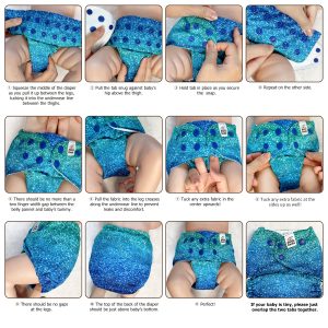How to put on Mama Koala 2.0 Cloth Diaper
